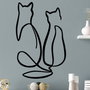 Wallity Couple Cat Love